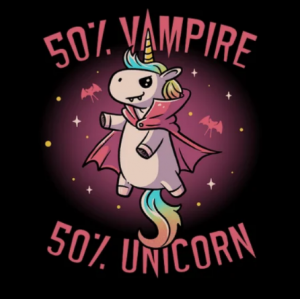 The vampire unicorn fairytale